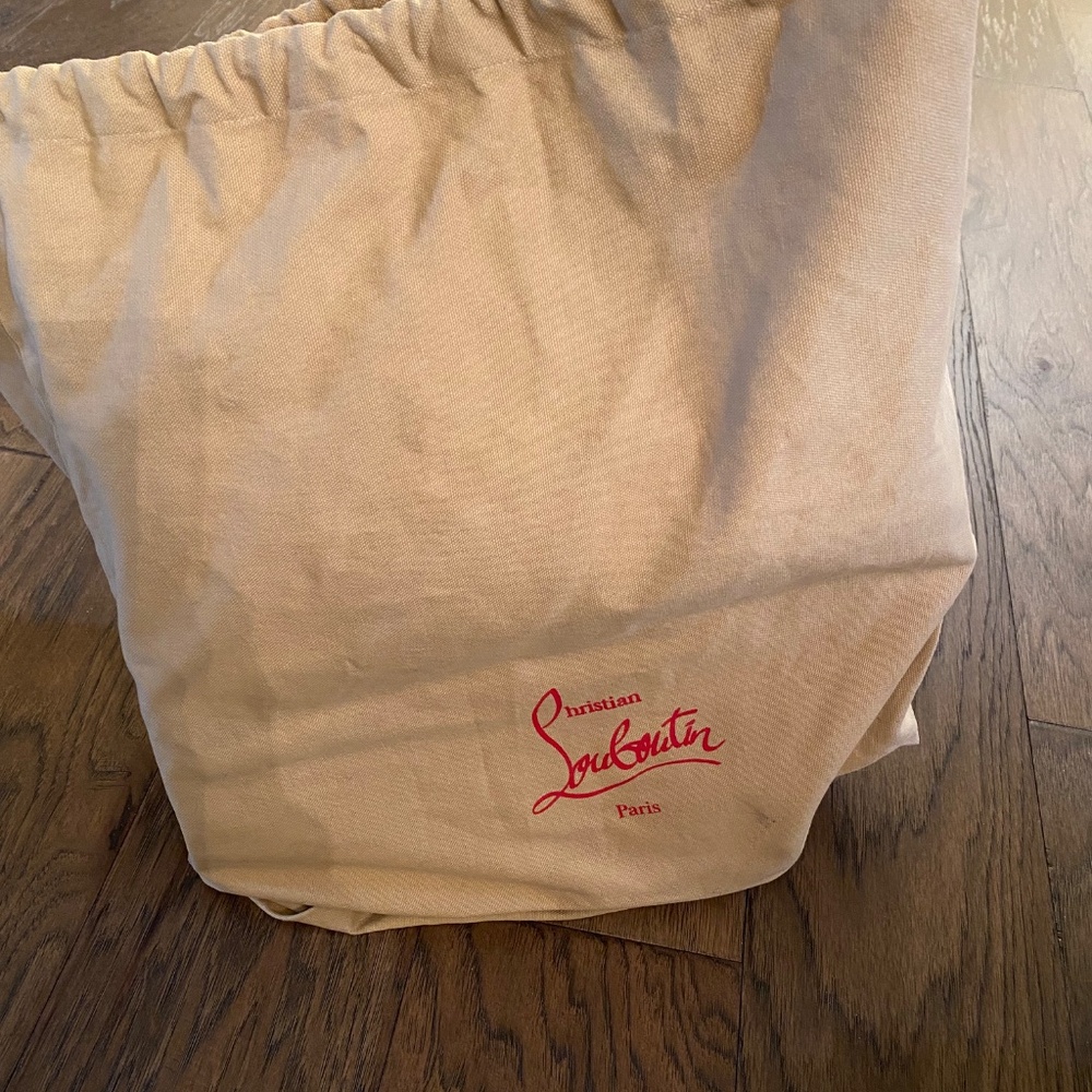 Christian Louboutin Paloma (Lg). Calf leather.  Leopard guitar strap. Top Tier! - Picture 11 of 11